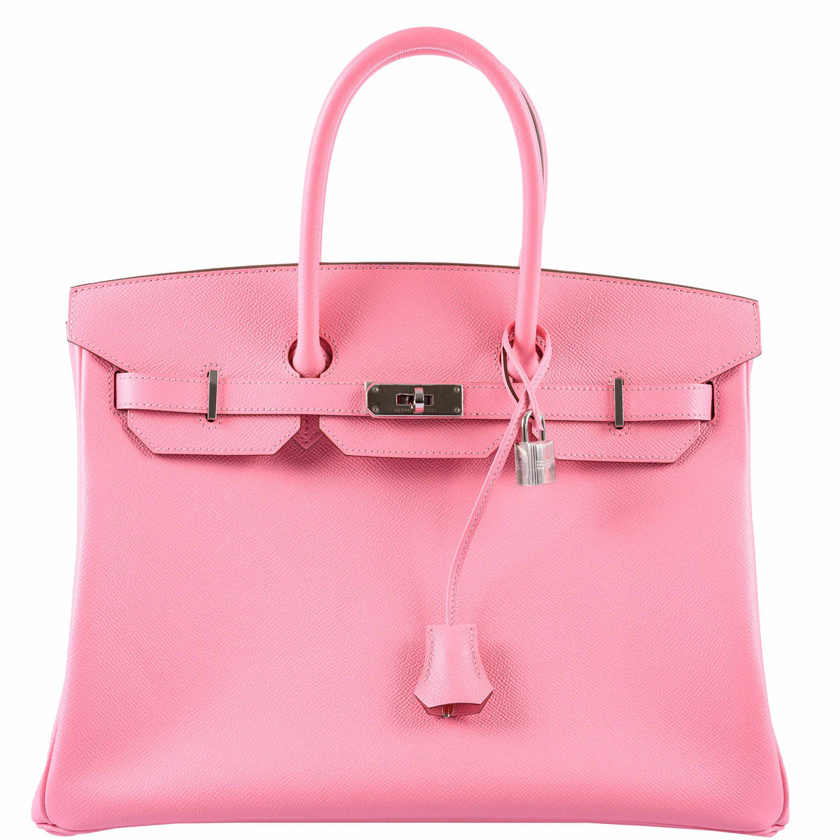 Hermes Birkin 35 Rose Confetti Epsom Palladium Hardware