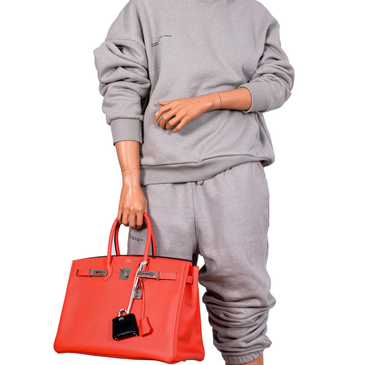 Hermes Birkin 35 Rose Jaipur Epsom Palladium Hardware