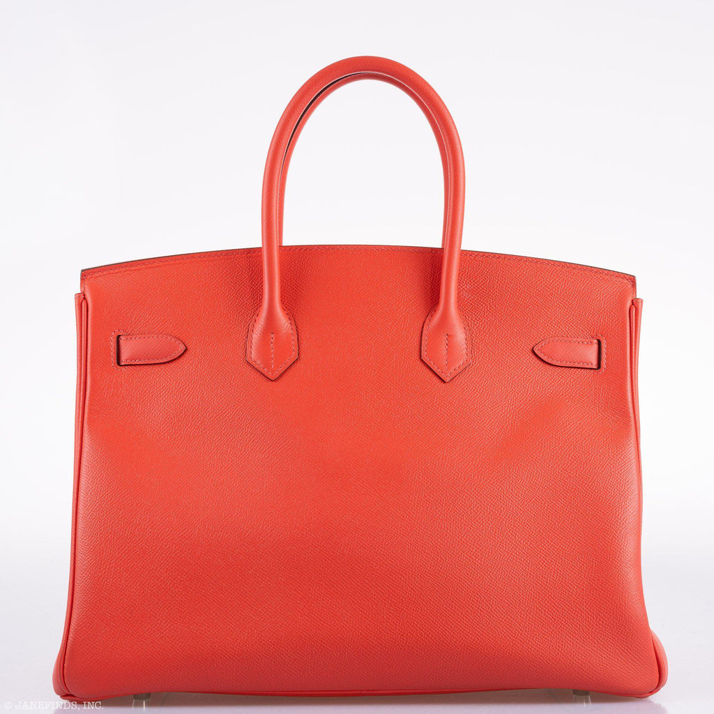 Hermes Birkin 35 Rose Jaipur Epsom Palladium Hardware