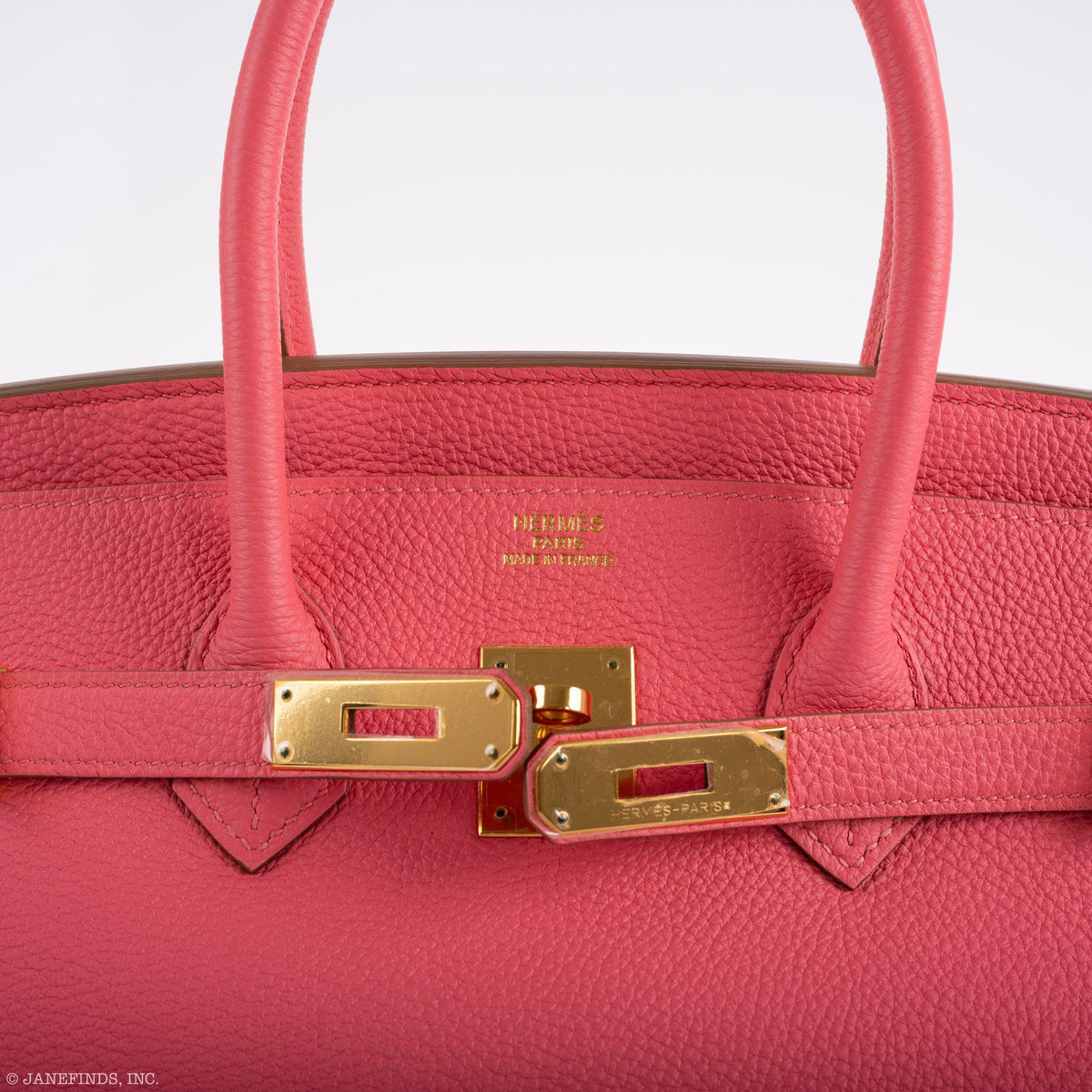 Hermes Birkin 35 Rose Lipstick Togo Gold Hardware