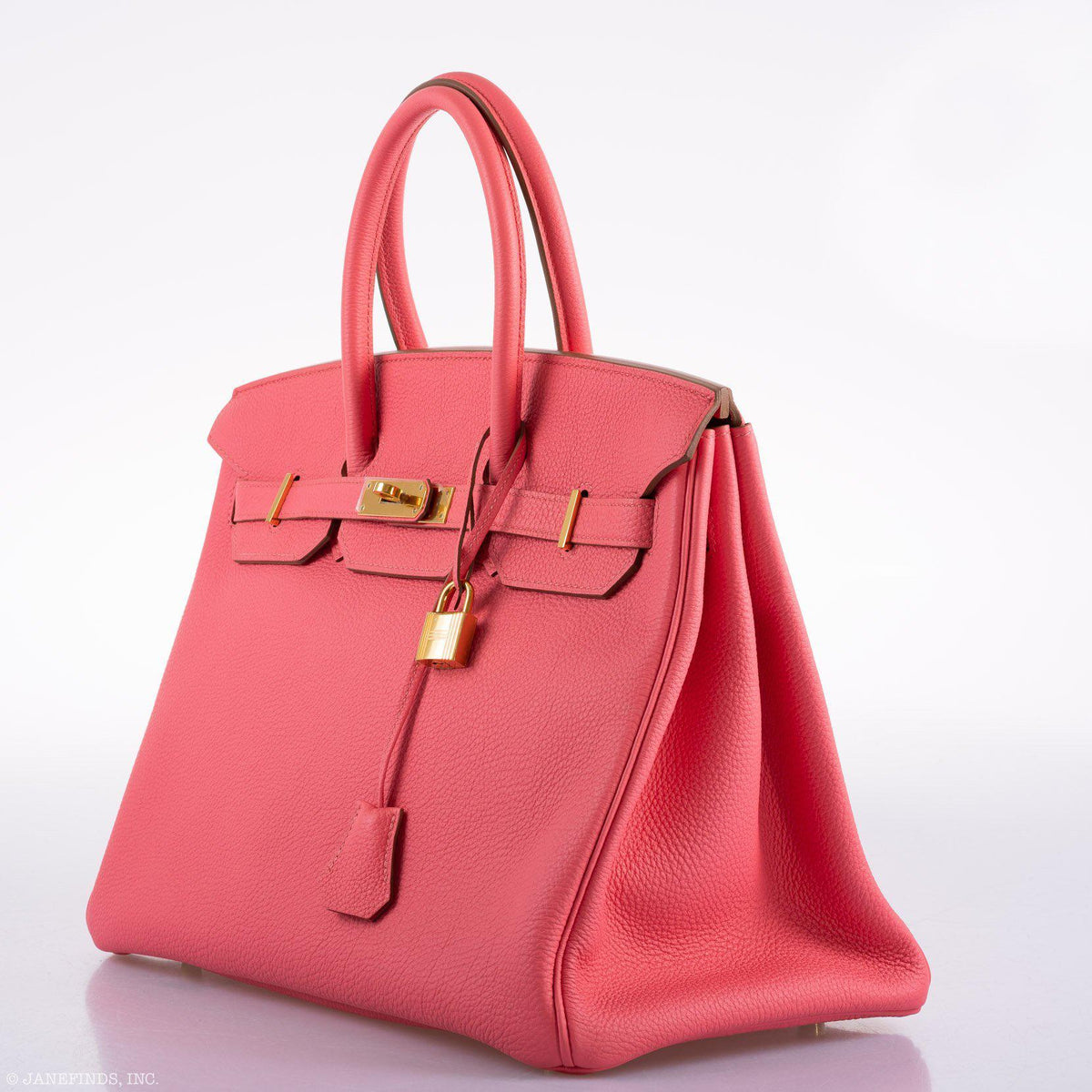Hermes Birkin 35 Rose Lipstick Togo Gold Hardware