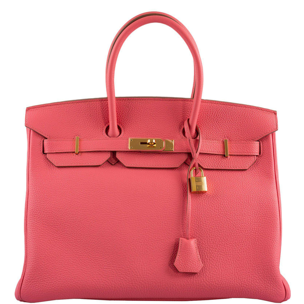 Hermes Birkin 35 Rose Lipstick Togo Gold Hardware