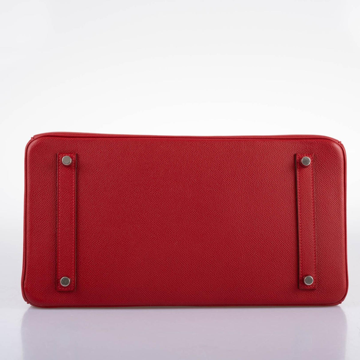 Hermes Birkin 35 Rouge Vif Epsom with Palladium Hardware