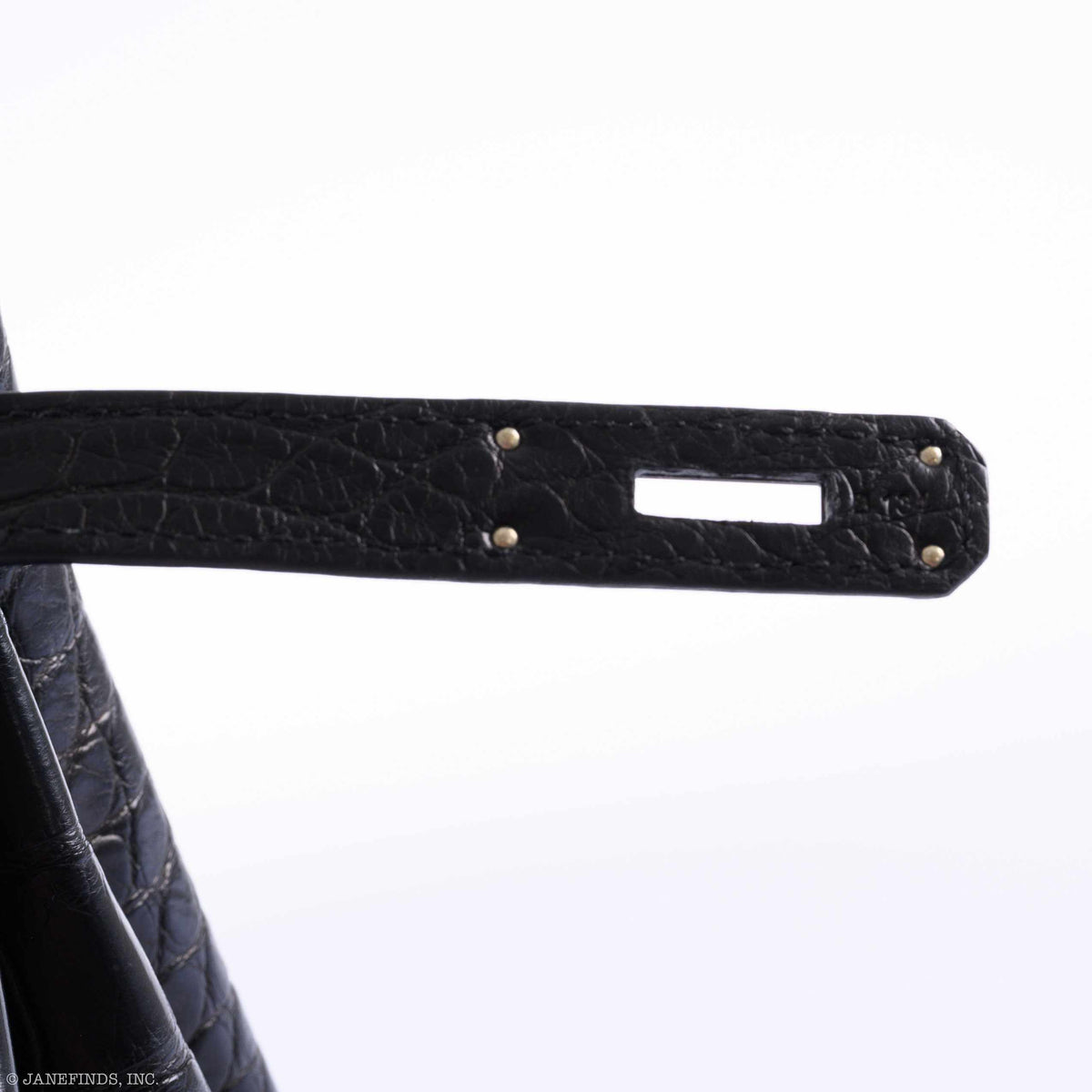Hermes Birkin 35 SO BLACK Matte Alligator PVD Hardware
