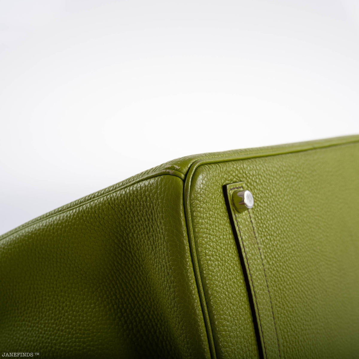 Hermes Birkin 35 Vert Anis Togo with Palladium Hardware