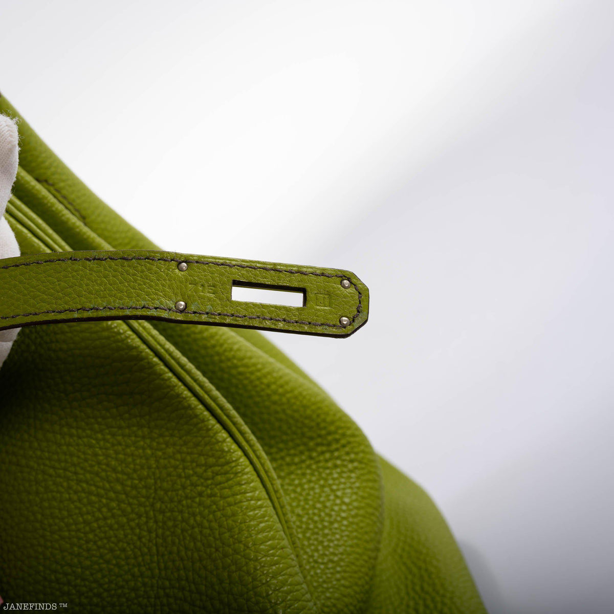 Hermes Birkin 35 Vert Anis Togo with Palladium Hardware