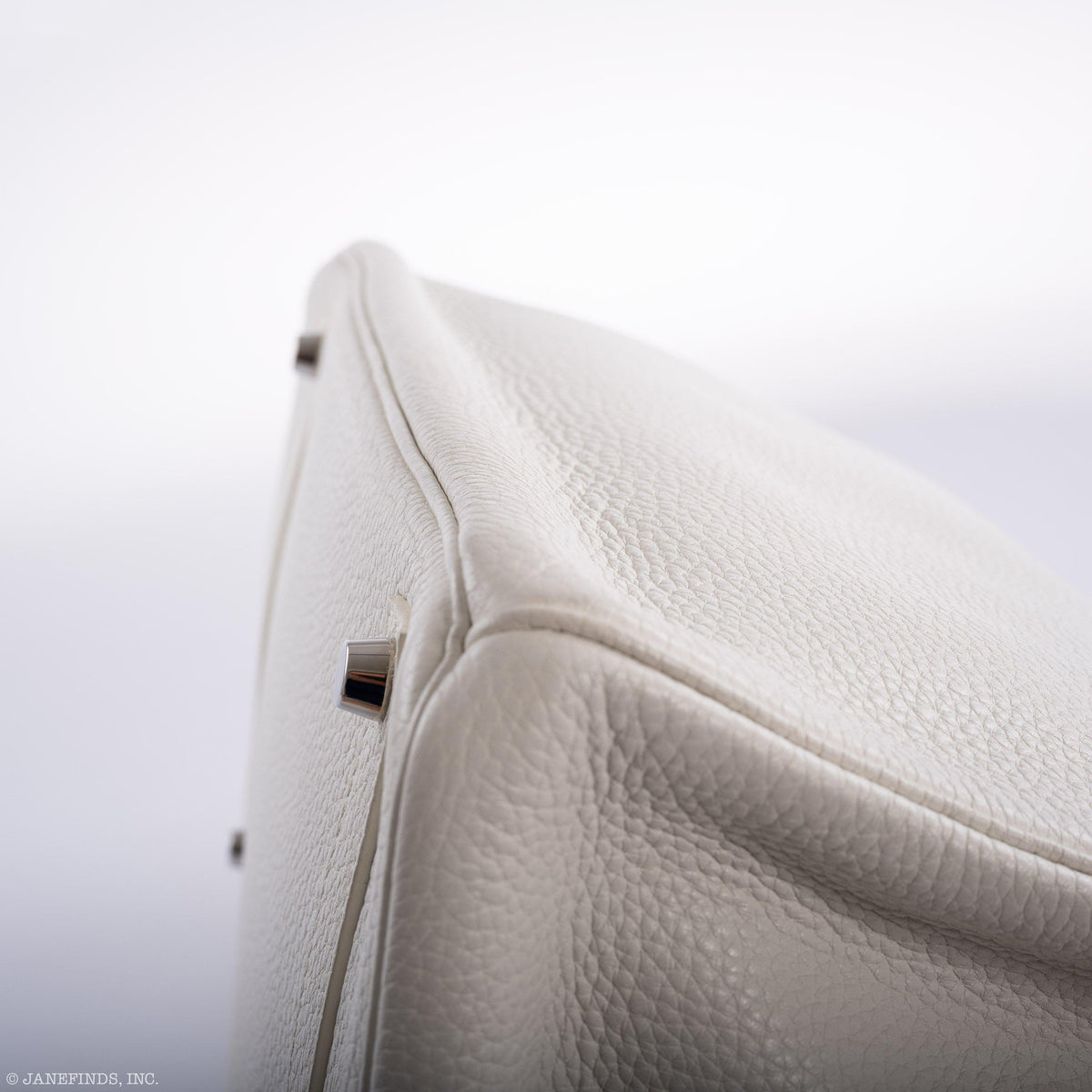 Hermes Birkin 35 White Clemence leather Palladium Hardware