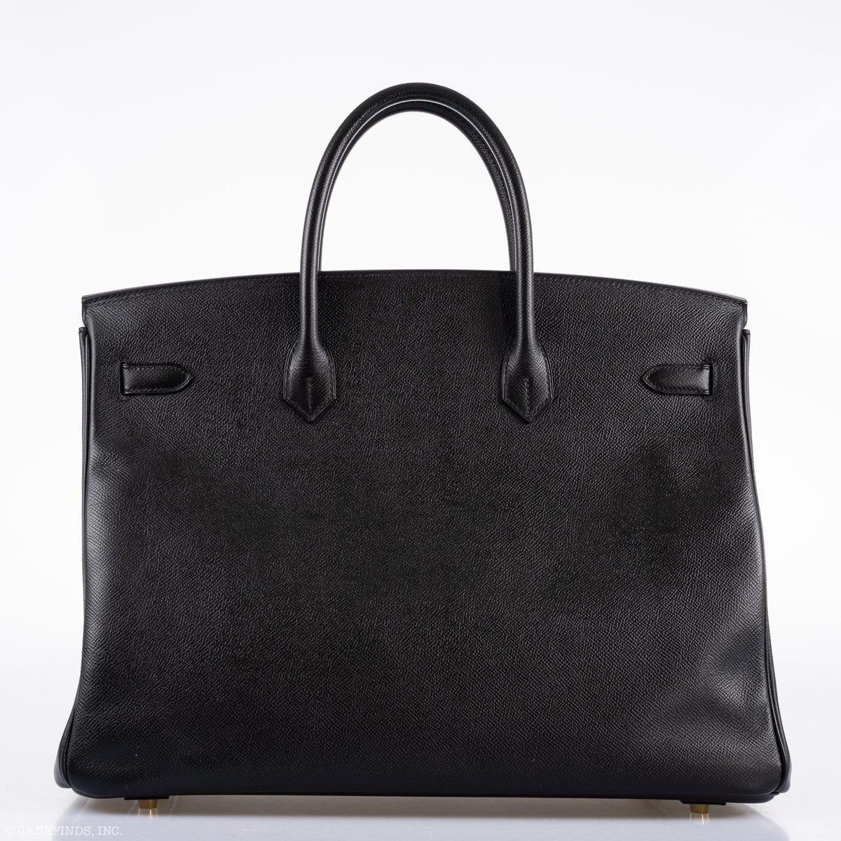 Hermes Birkin 40 Black Epsom Leather Gold Hardware