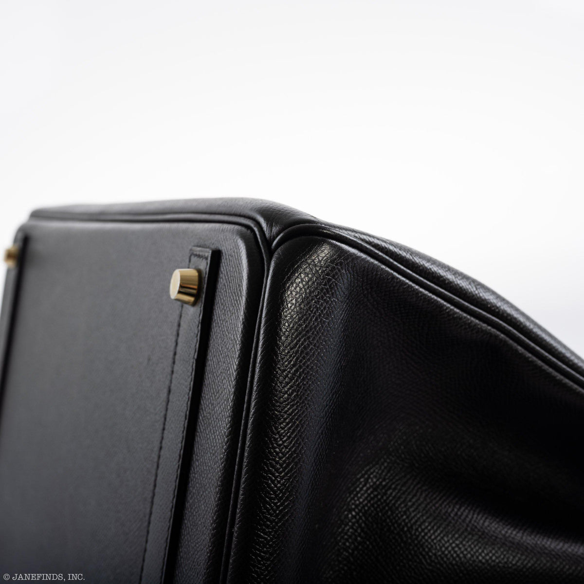 Hermes Birkin 40 Black Epsom Leather Gold Hardware