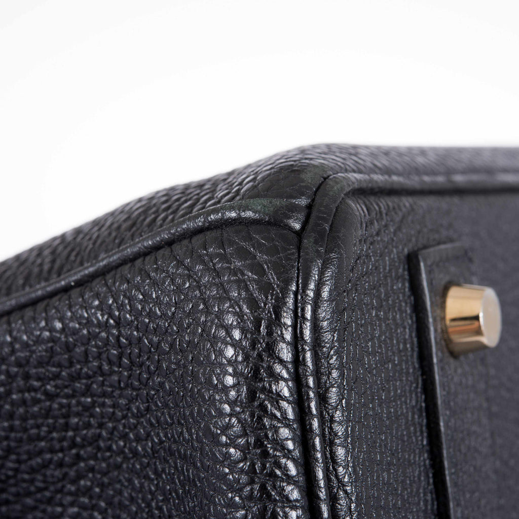 Hermes Birkin 40 Black Togo Gold Hardware