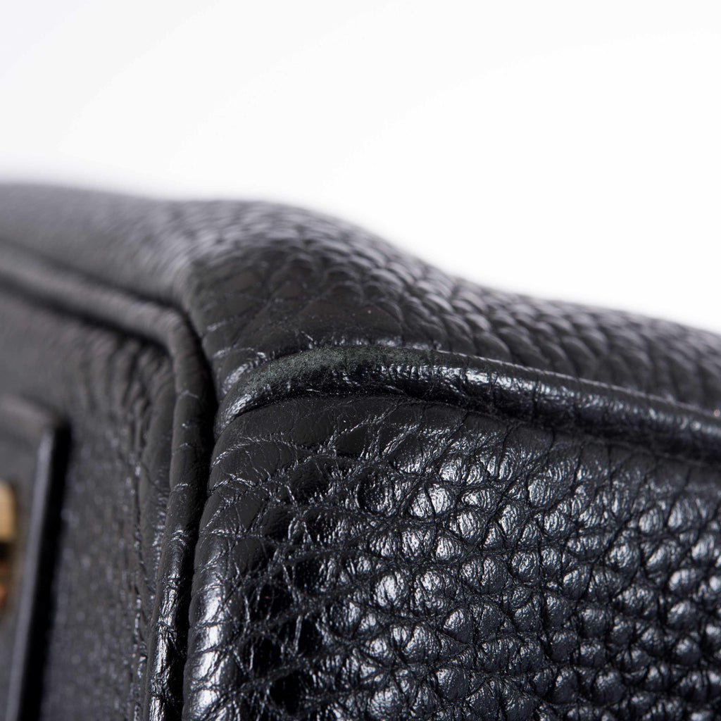 Hermes Birkin 40 Black Togo Gold Hardware