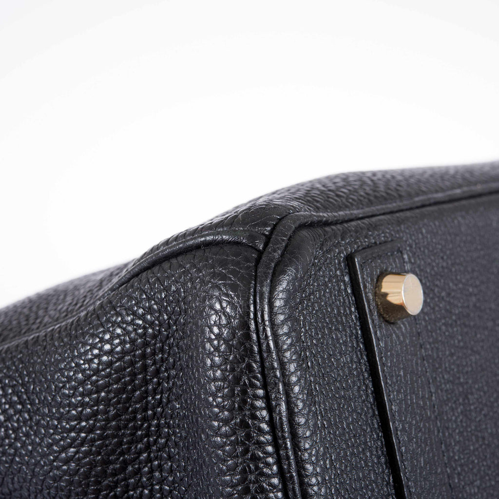 Hermes Birkin 40 Black Togo Gold Hardware