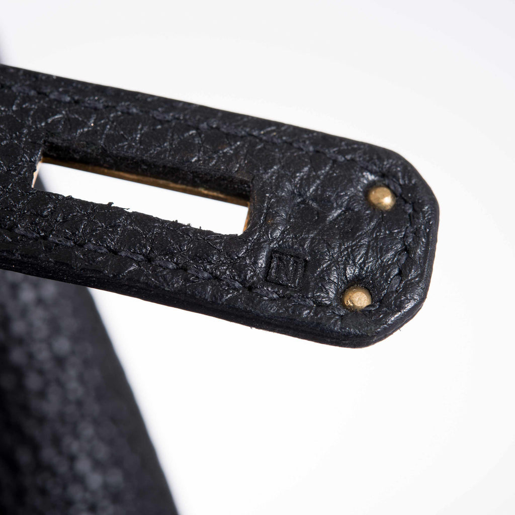 Hermes Birkin 40 Black Togo Gold Hardware