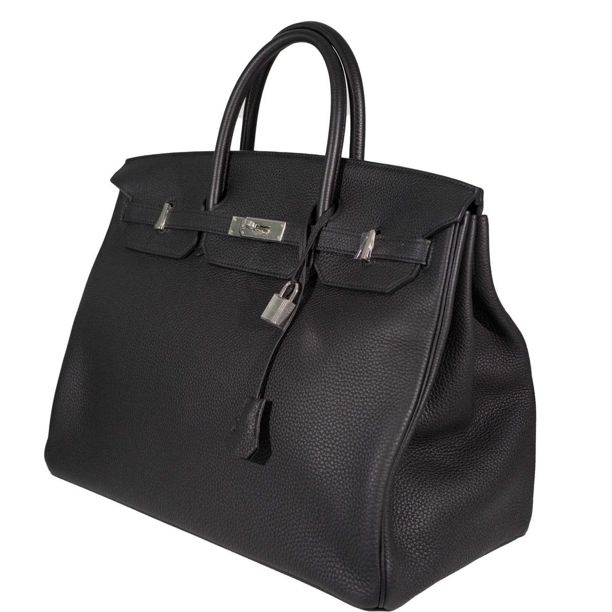 Hermes Birkin 40 Black Togo Leather Palladium Hardware