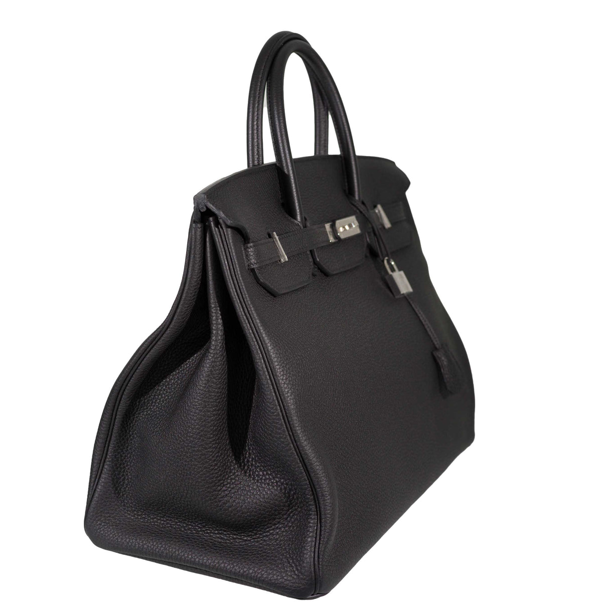 Hermes Birkin 40 Black Togo Leather Palladium Hardware