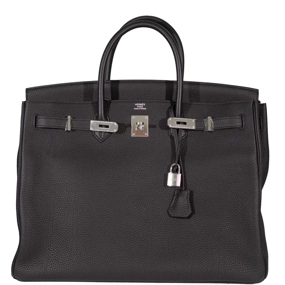 Hermes Birkin 40 Black Togo Leather Palladium Hardware