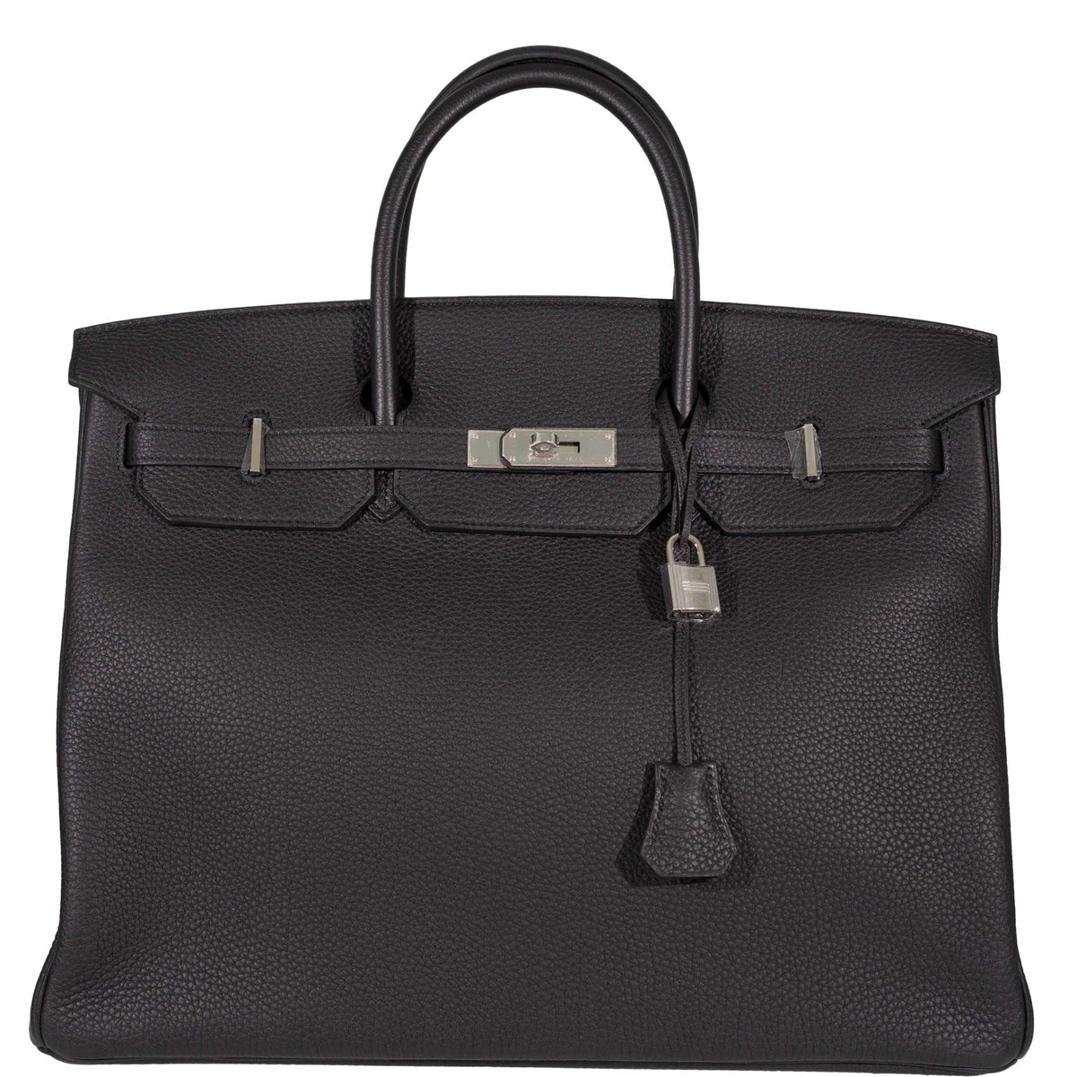 Hermes Birkin 40 Black Togo Leather Palladium Hardware