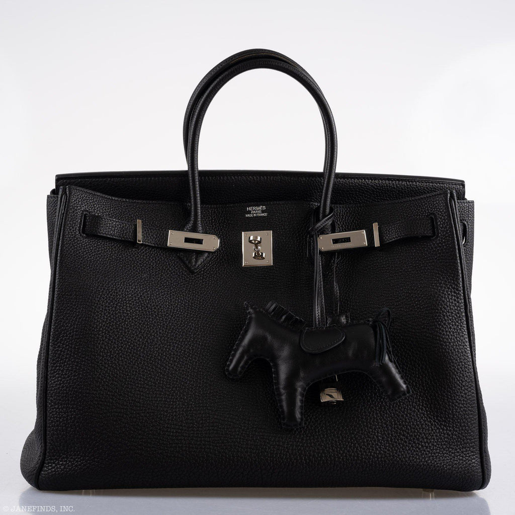 Hermes Birkin 40 Black Togo leather Palladium Hardware