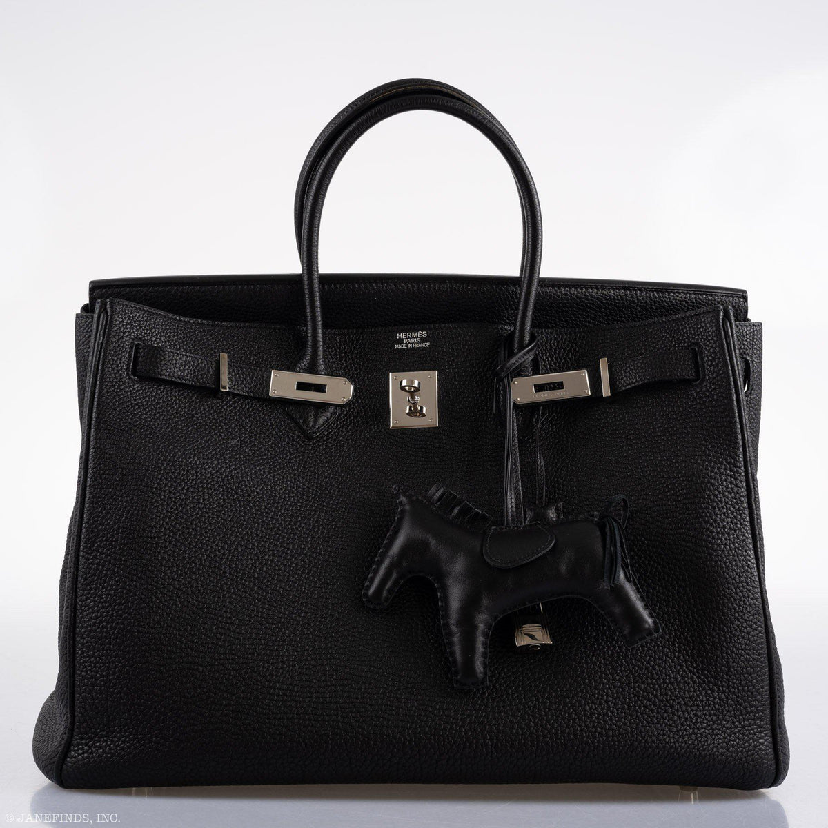 Hermes Birkin 40 Black Togo leather Palladium Hardware
