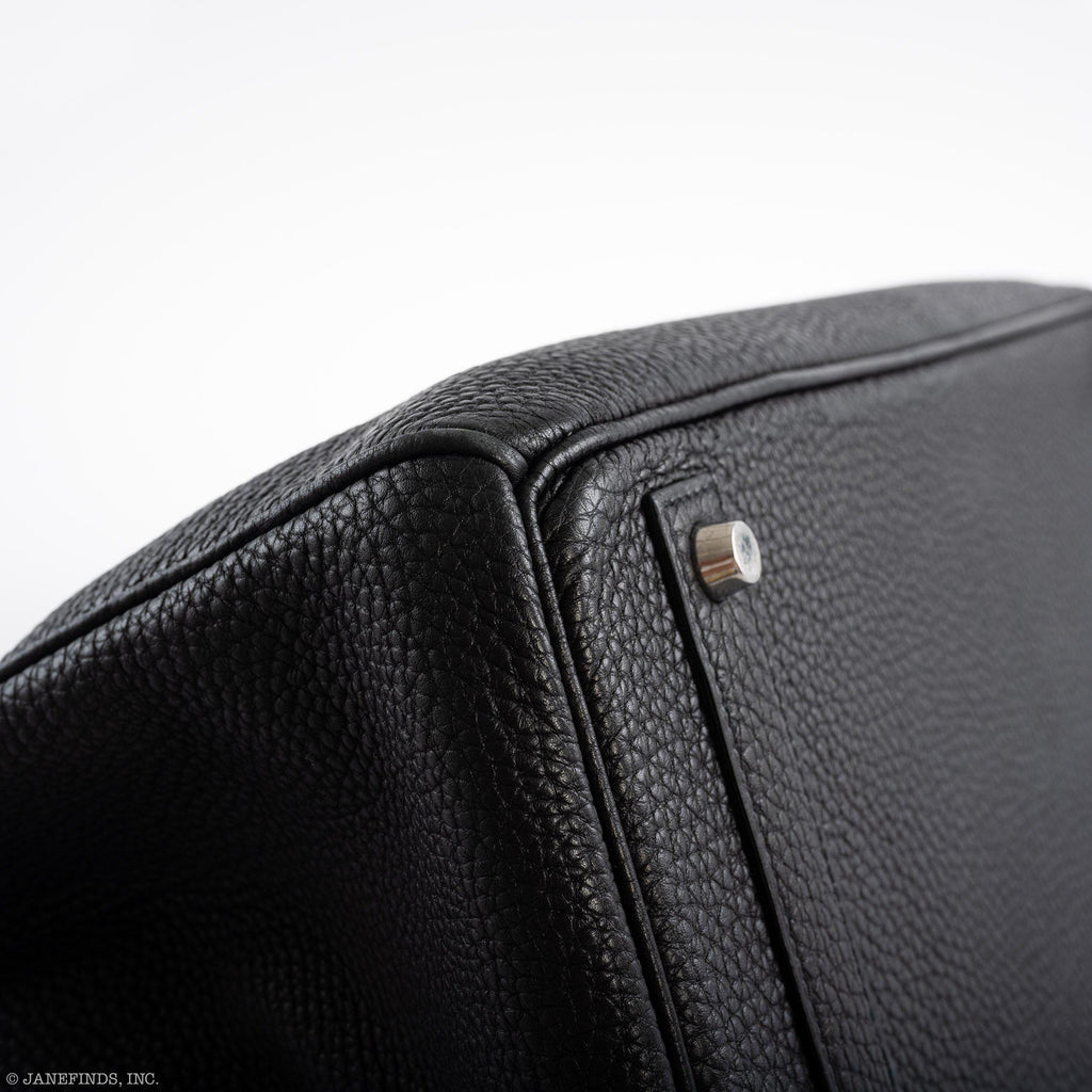 Hermes Birkin 40 Black Togo leather Palladium Hardware