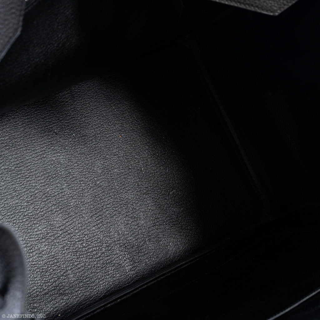 Hermes Birkin 40 Black Togo leather Palladium Hardware
