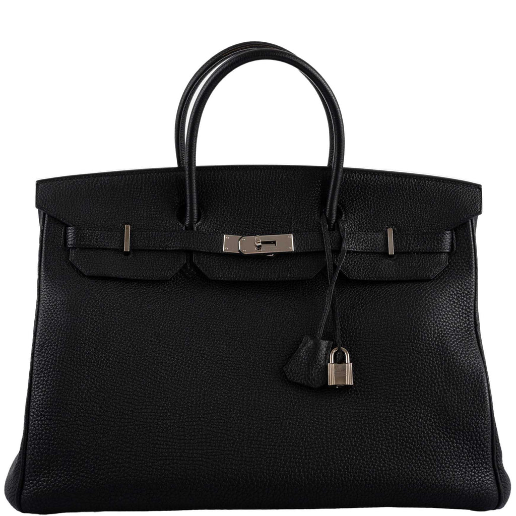 Hermes Birkin 40 Black Togo leather Palladium Hardware
