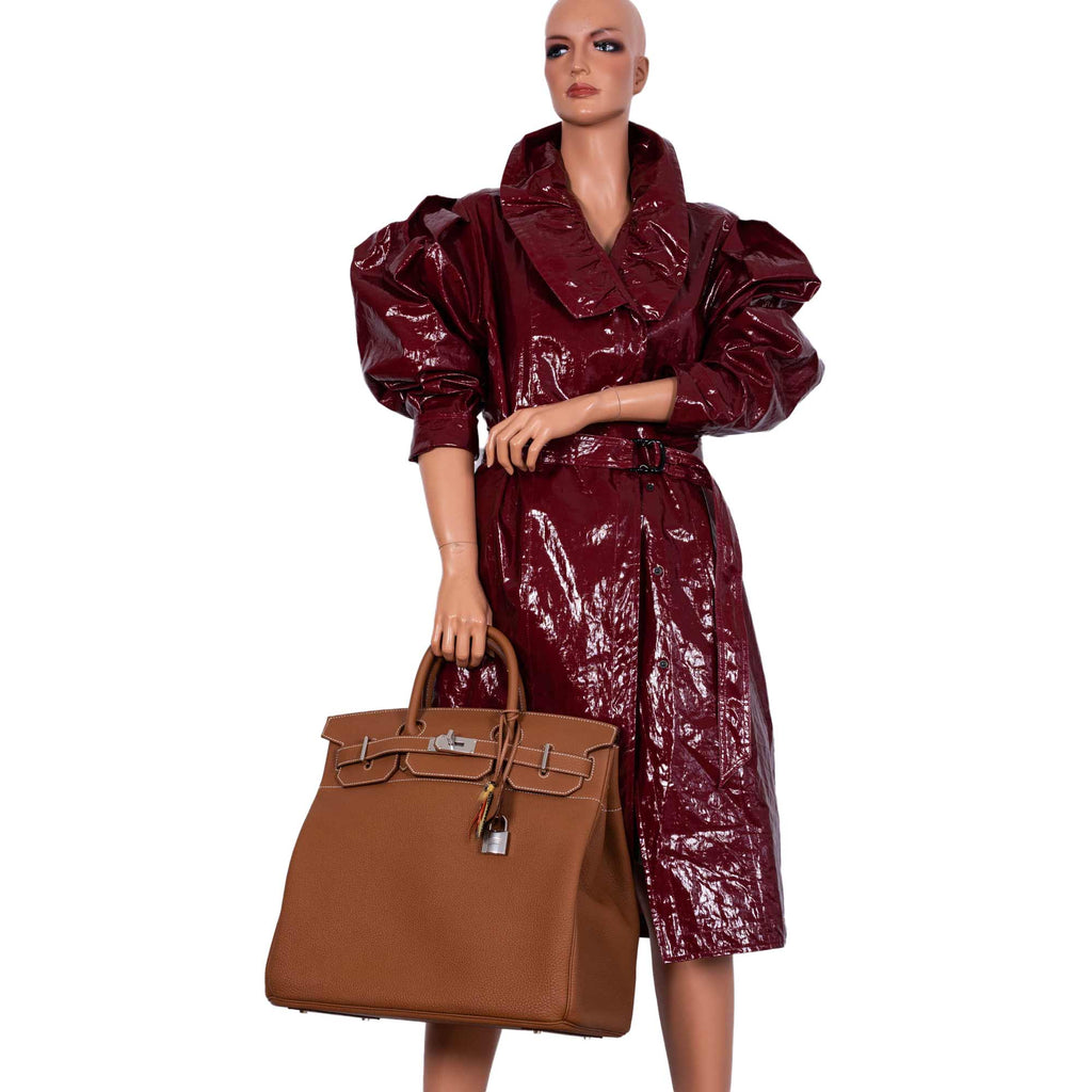 Hermes Birkin 40 HAC Gold Togo leather Palladium Hardware