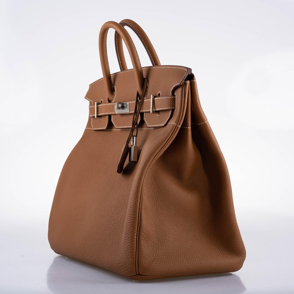 Hermes Birkin 40 HAC Gold Togo leather Palladium Hardware