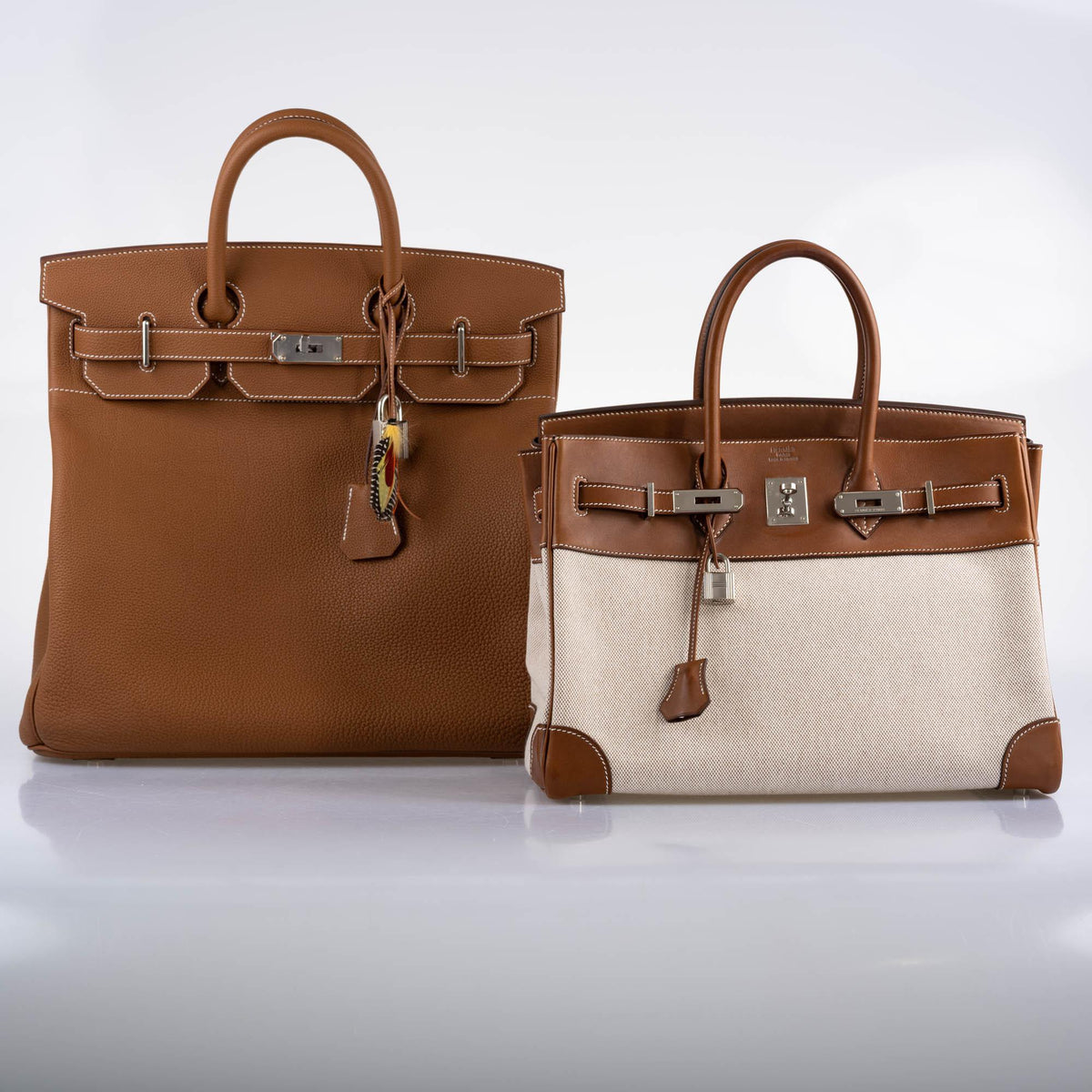 Hermes Birkin 40 HAC Gold Togo leather Palladium Hardware
