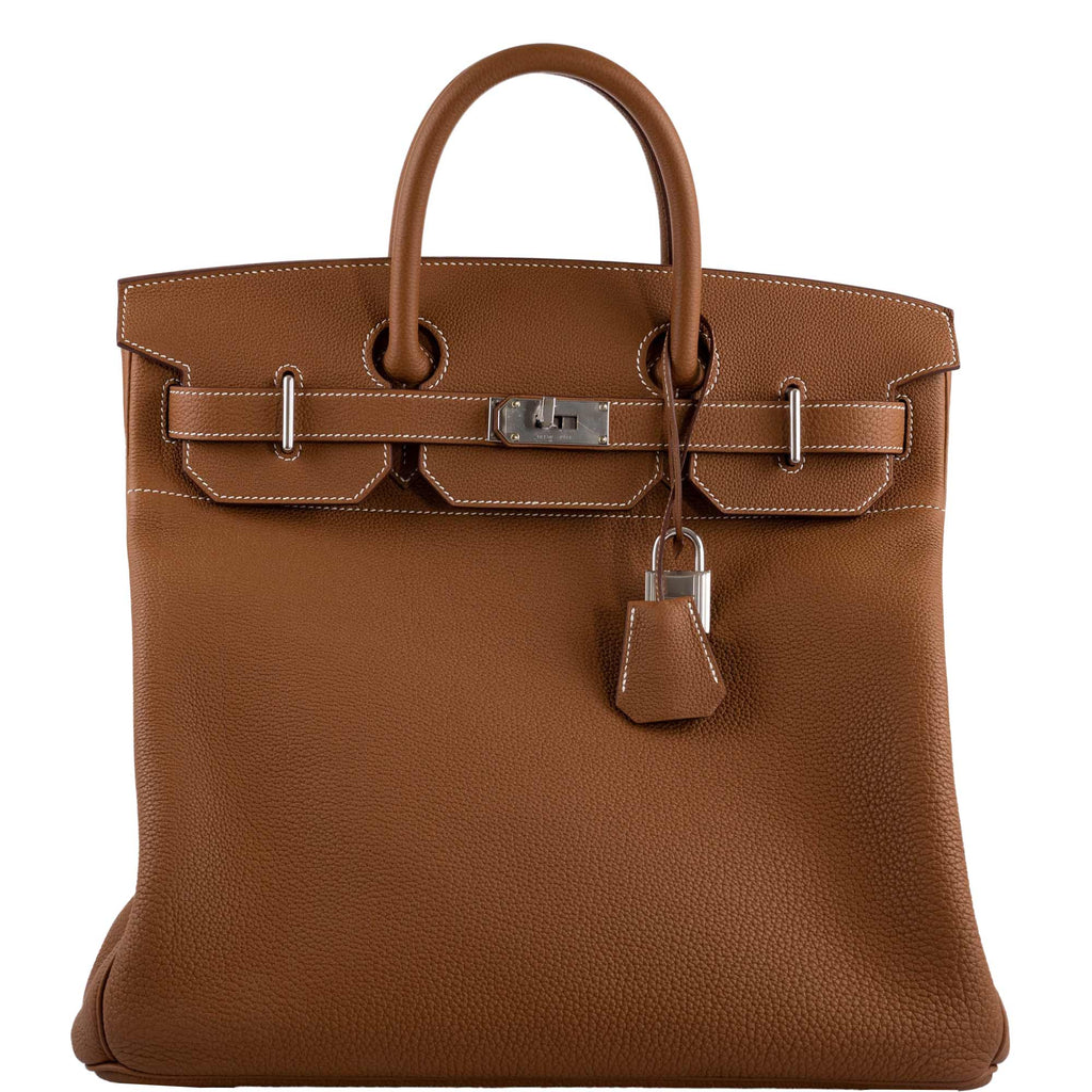 Hermes Birkin 40 HAC Gold Togo leather Palladium Hardware