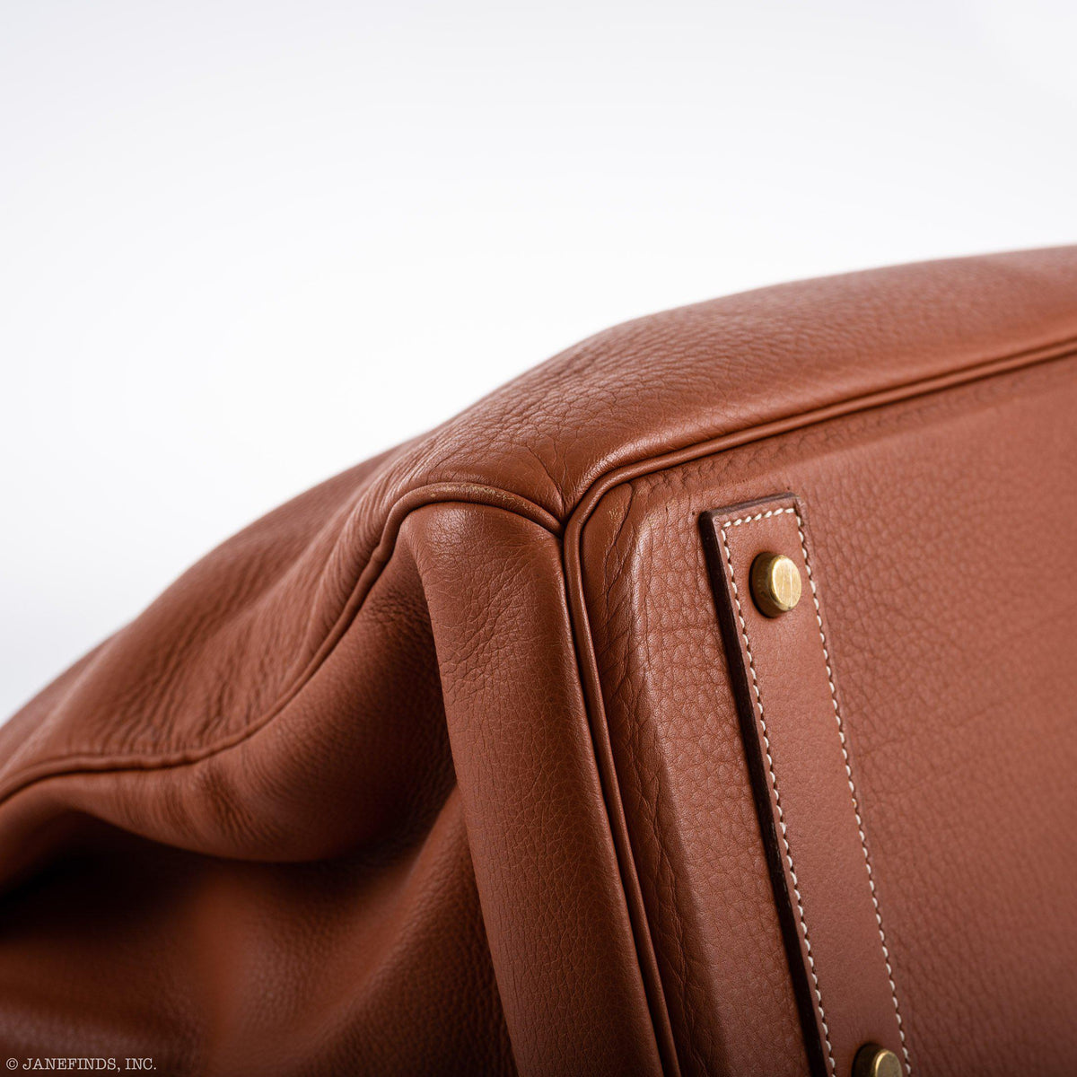 Hermes Birkin 45 HAC Etrusque Clemence Gold Hardware