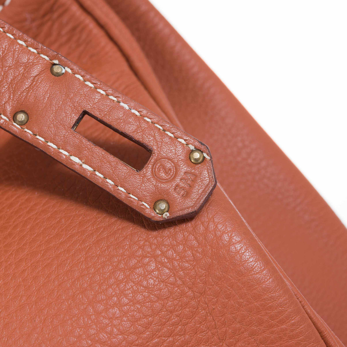 Hermes Birkin 45 HAC Etrusque Clemence Gold Hardware