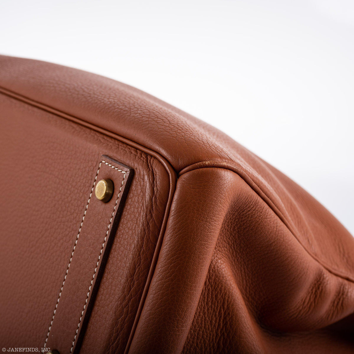 Hermes Birkin 45 HAC Etrusque Clemence Gold Hardware