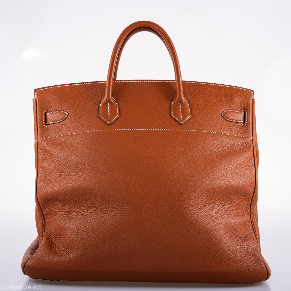 Hermes Birkin 45 HAC Etrusque Clemence Gold Hardware