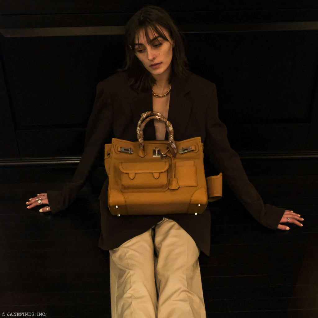 Hermes Birkin Cargo 35 Sesame Swift & Canvas Palladium Hardware