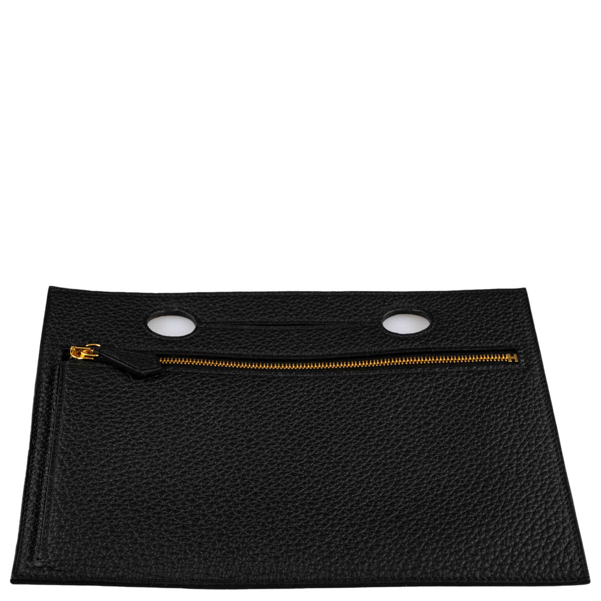 Hermes Birkin Pochette Backpocket Black Swift With Palladium Hardware