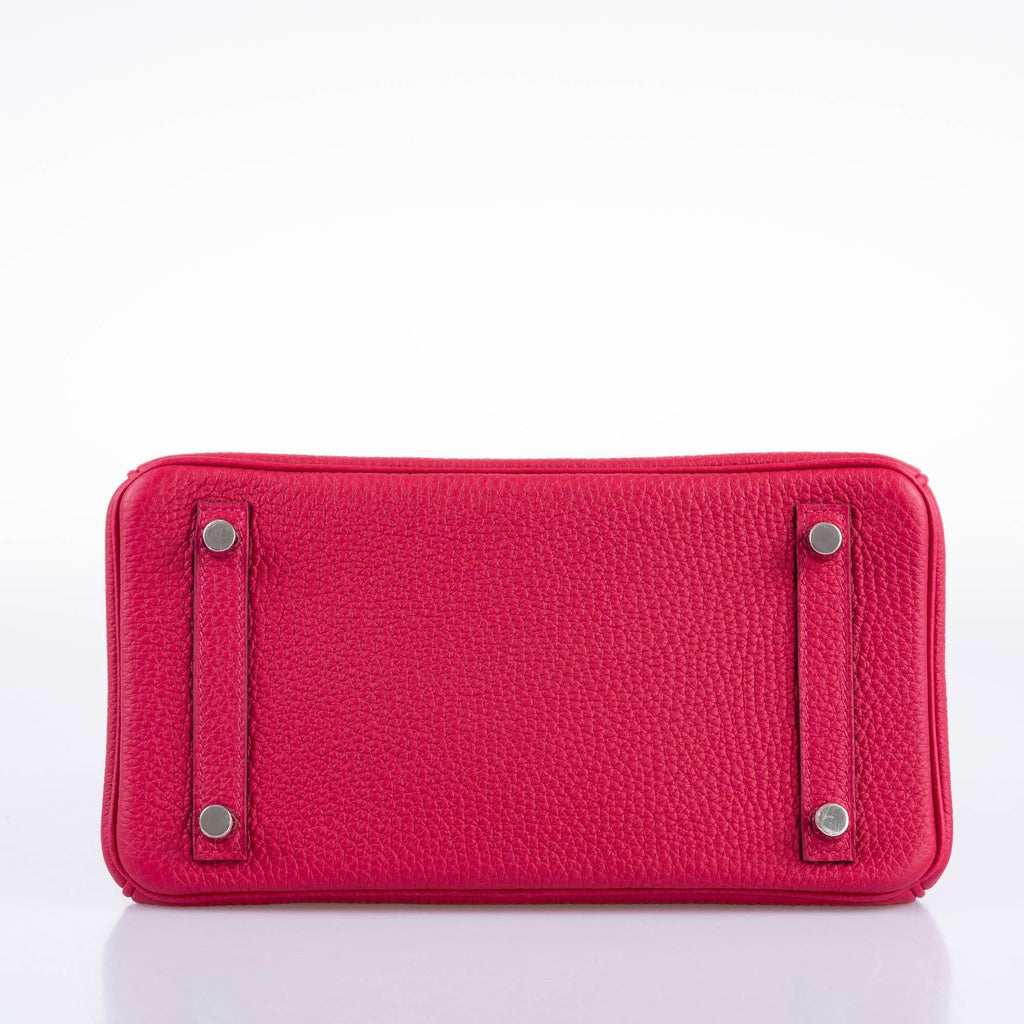 Hermes Birkin Touch 25 Framboise Togo & Matte Alligator Palladium Hardware