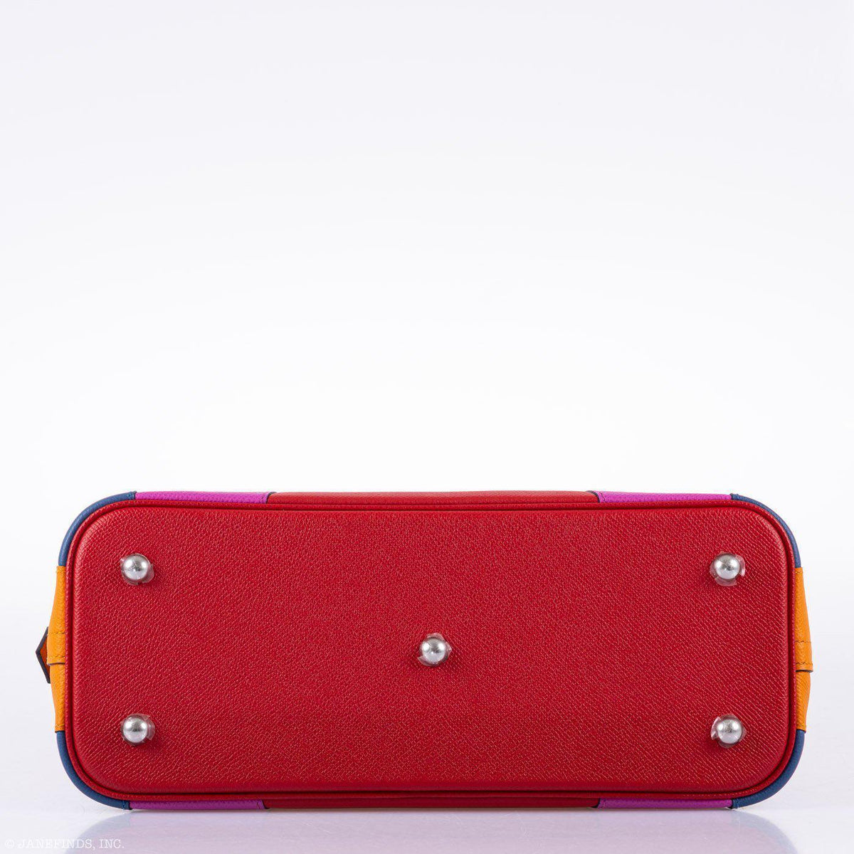 Hermes Bolide 1923 30 Rainbow Bag "Sunset" Epsom Palladium Hardware