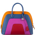 Hermes Bolide 1923 30 Rainbow Bag "Sunset" Epsom Palladium Hardware