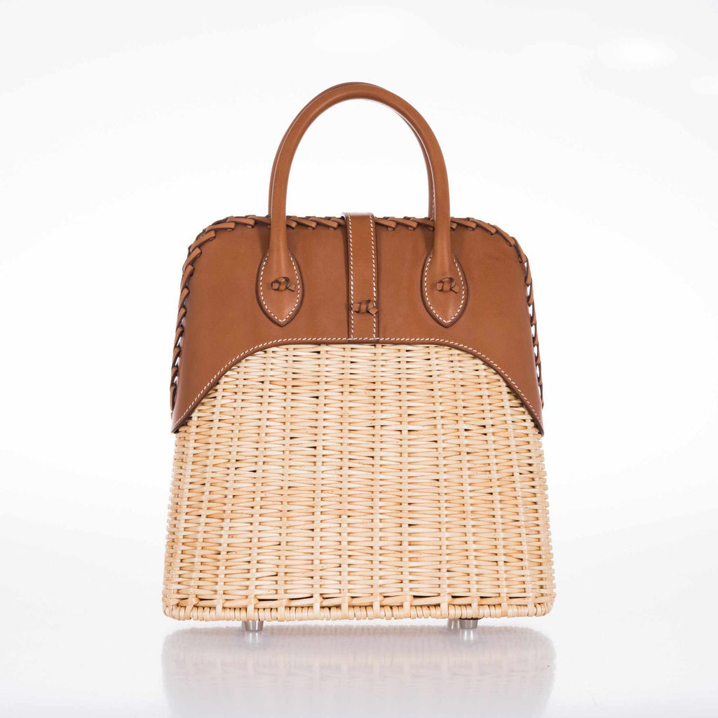 Hermes Bolide 25 Picnic Bag Barenia & Wicker