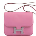 Hermes Constance 18 5P Bubblegum Pink Epsom with Palladium Hardware