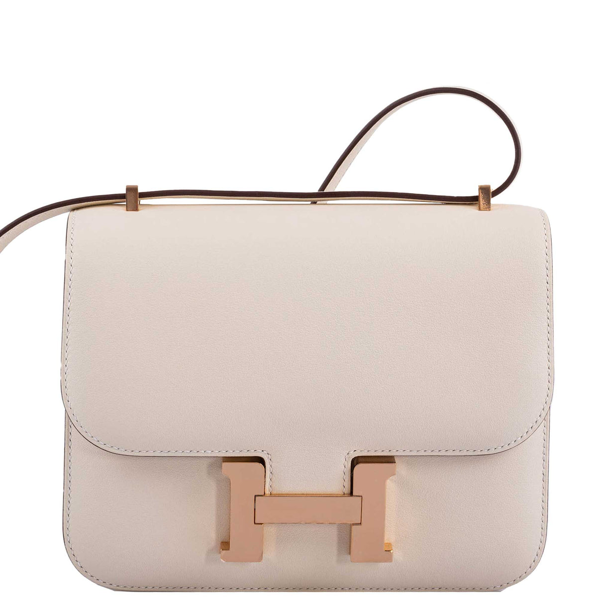 Hermes Constance 18 Nata Swift leather with Rose Gold Hardware