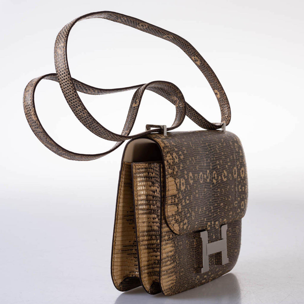 Hermes Constance 18 Ombre Salvator Lizard Palladium Hardware