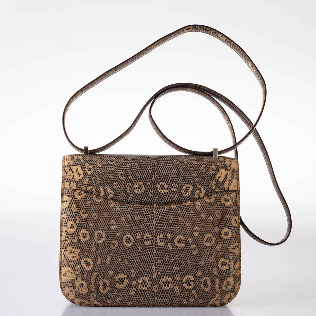 Hermes Constance 18 Ombre Salvator Lizard Palladium Hardware