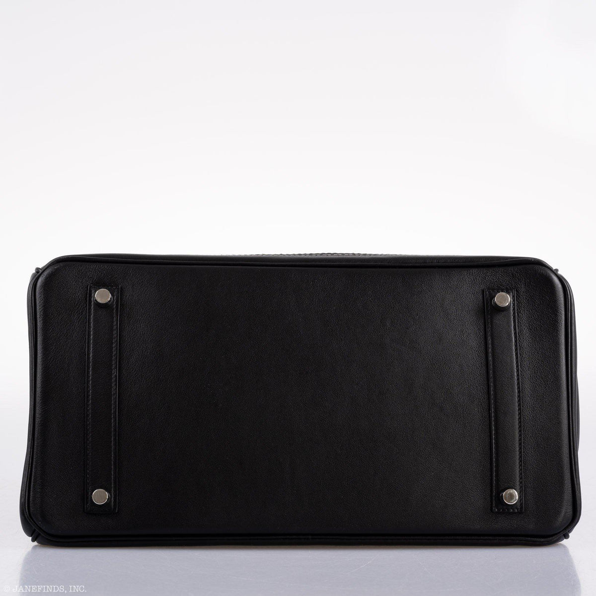 Hermes Ghillies Birkin 35 Black Togo & Evergrain with Palladium Hardware