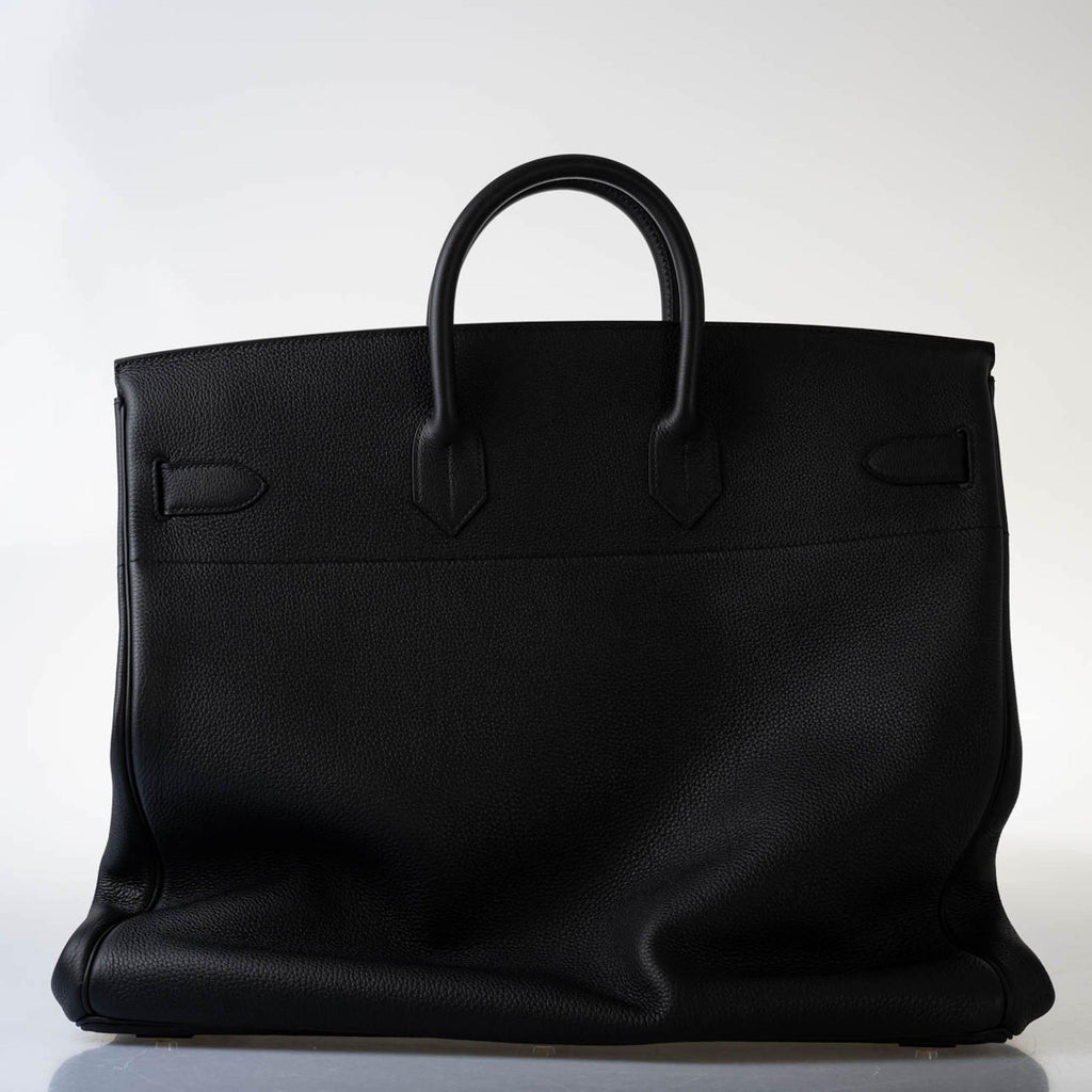 Hermes HAC Birkin 50 Voyager Black Togo leather Palladium Hardware