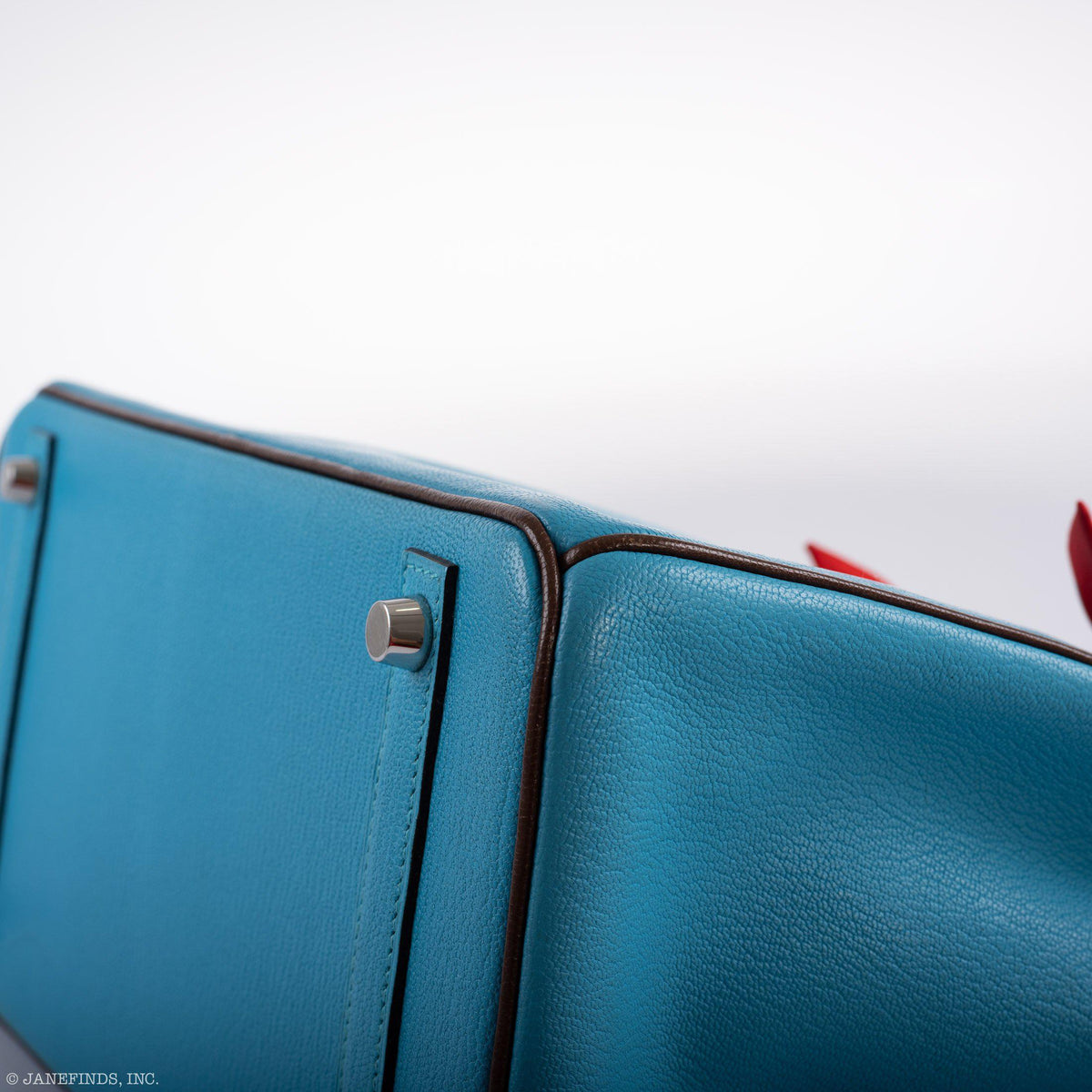Hermes HSS Birkin 30 Blue Aztec & Havane Chevre with Palladium Hardware