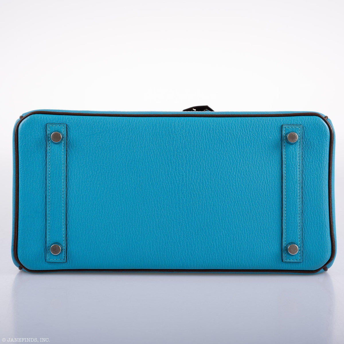 Hermes HSS Birkin 30 Blue Aztec & Havane Chevre with Palladium Hardware