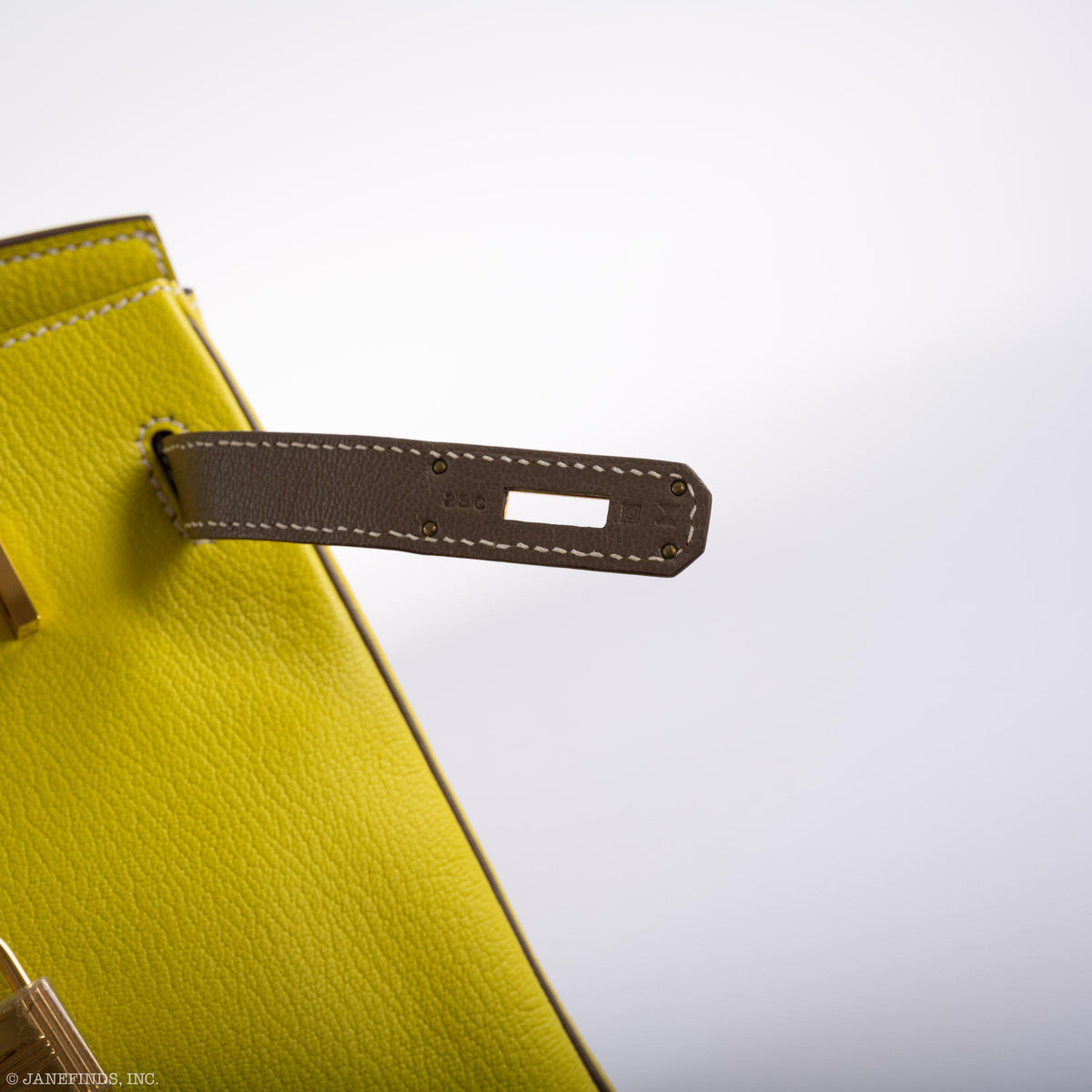 Hermes HSS Birkin 30 Lime & Etoupe Chevre with Gold Hardware