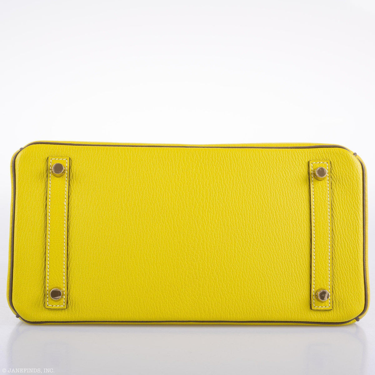 Hermes HSS Birkin 30 Lime & Etoupe Chevre with Gold Hardware